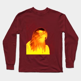 spirit flame eagle burn Long Sleeve T-Shirt